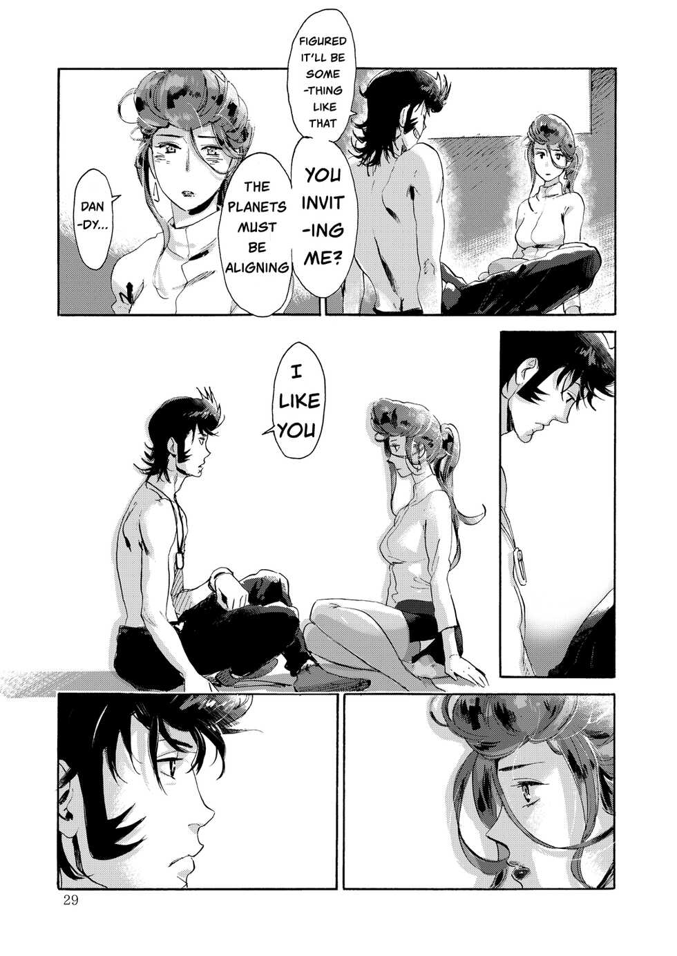 (Mizubuchi Maki) Satellite Serenade -Another dimension- (Space☆Dandy) [English] [GangWeedTranslations] - Page 28