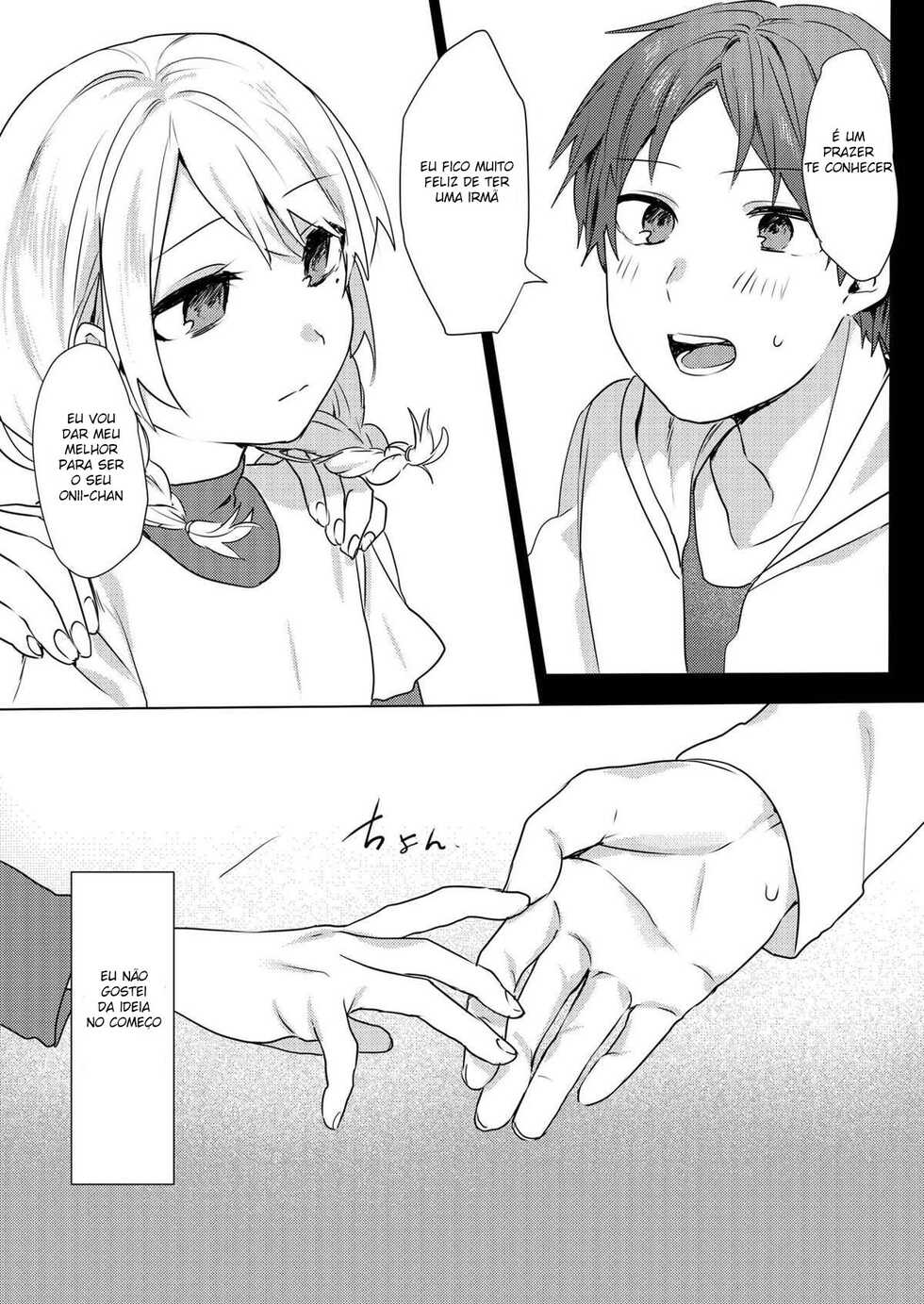[Negiyashiki (Moegi)] Onii-chan Yuuwaku Keikaku | Um Plano Para Seduzir Meu Onii-chan [Portuguese-BR] [DiegoVPR] [Digital] - Page 8