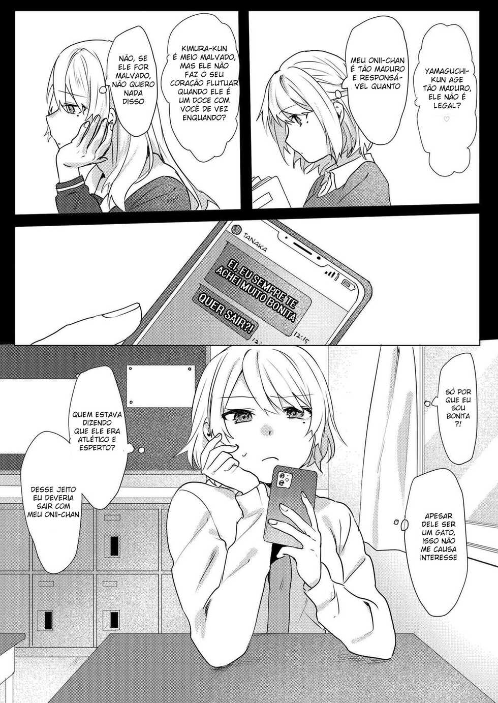 [Negiyashiki (Moegi)] Onii-chan Yuuwaku Keikaku | Um Plano Para Seduzir Meu Onii-chan [Portuguese-BR] [DiegoVPR] [Digital] - Page 14