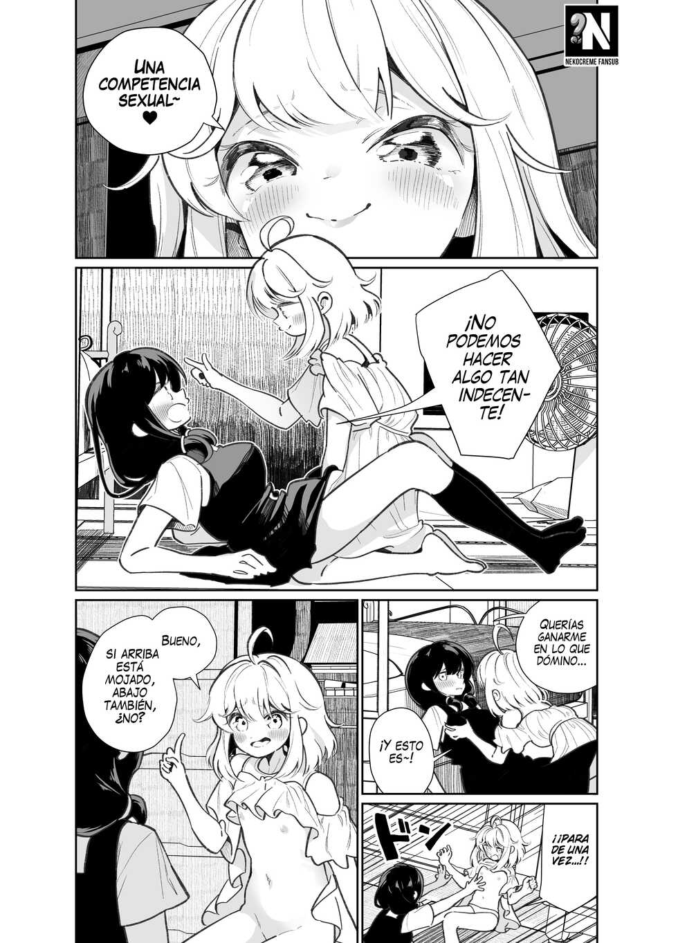 [House Saibai Mochi (Shiratama Moti)] Ano Mesugaki ni Kachitai - Quiero Ganar Contra esa Pequeña Perra [Spanish] [NekoCreme] [Digital] - Page 9