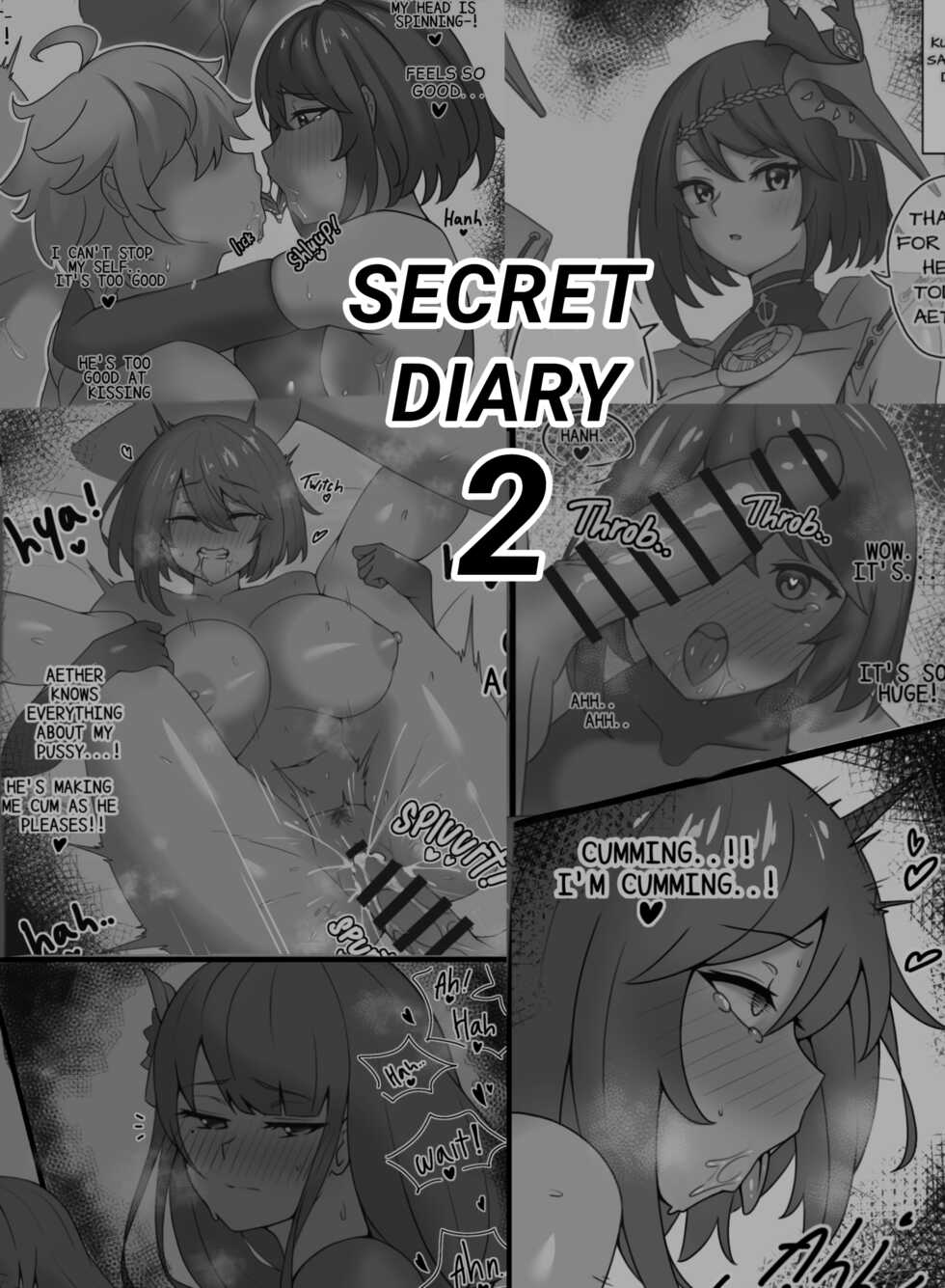 [Akazuan_19] Secret DIARY 2 (Genshin Impact) [English] - Page 2