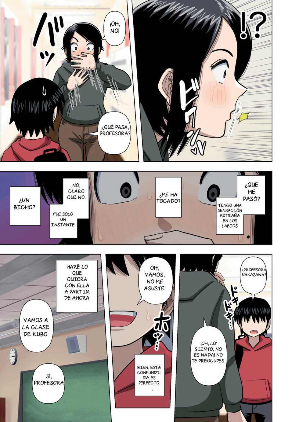 [Gin Eiji] Shougakkou no Tannin no Sensei ni Saimin toka Jikan Teishi toka Toumei Ningen toka Iroiro [Spanish] [NTRForever] - Page 12