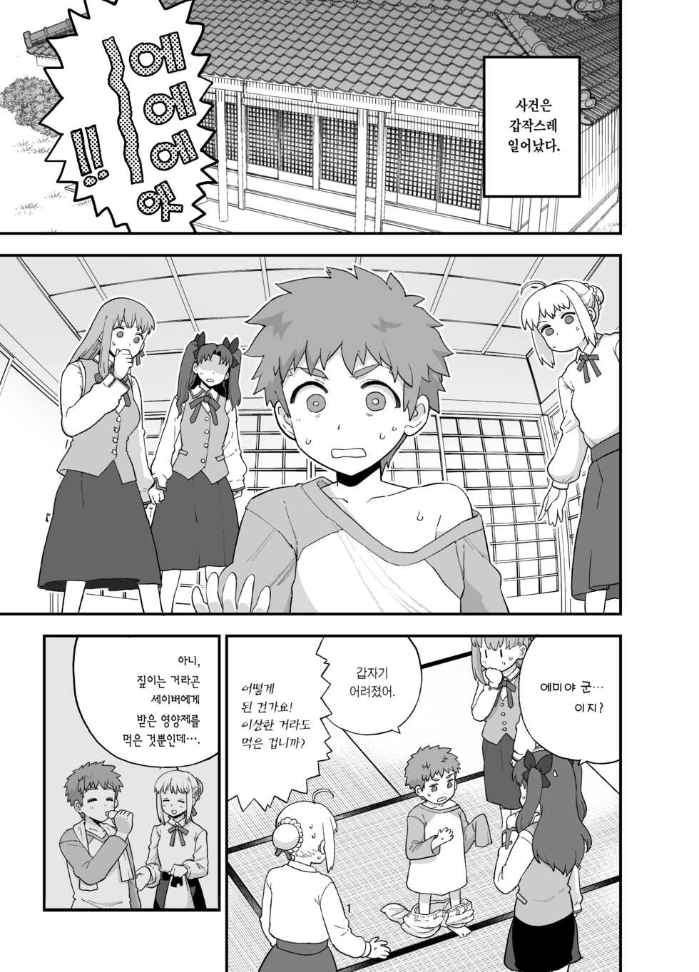 [Mochinchi (Mo)] Rider-san to Orusuban | 라이더 씨와 집보기 (Fate/stay night) [Korean] [Team Edge] [Digital] - Page 3