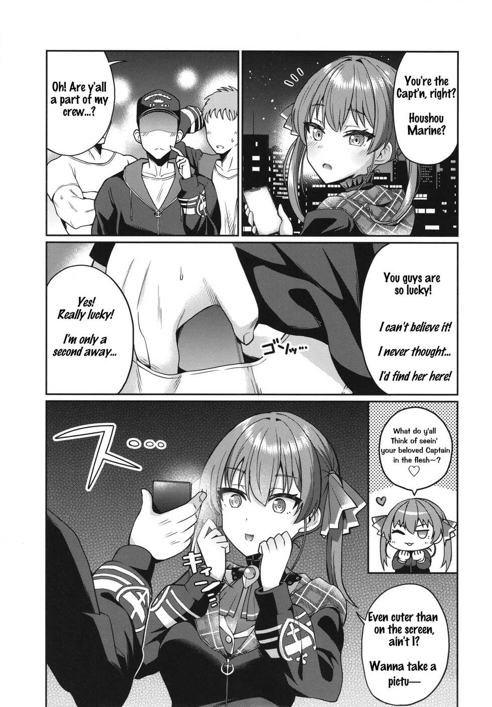 [Kuzu no Mokuzu (Kuzu no Mokuzu)] Senchou Saimin (Houshou Marine) [English] [InoueQuality] [Digital] - Page 2