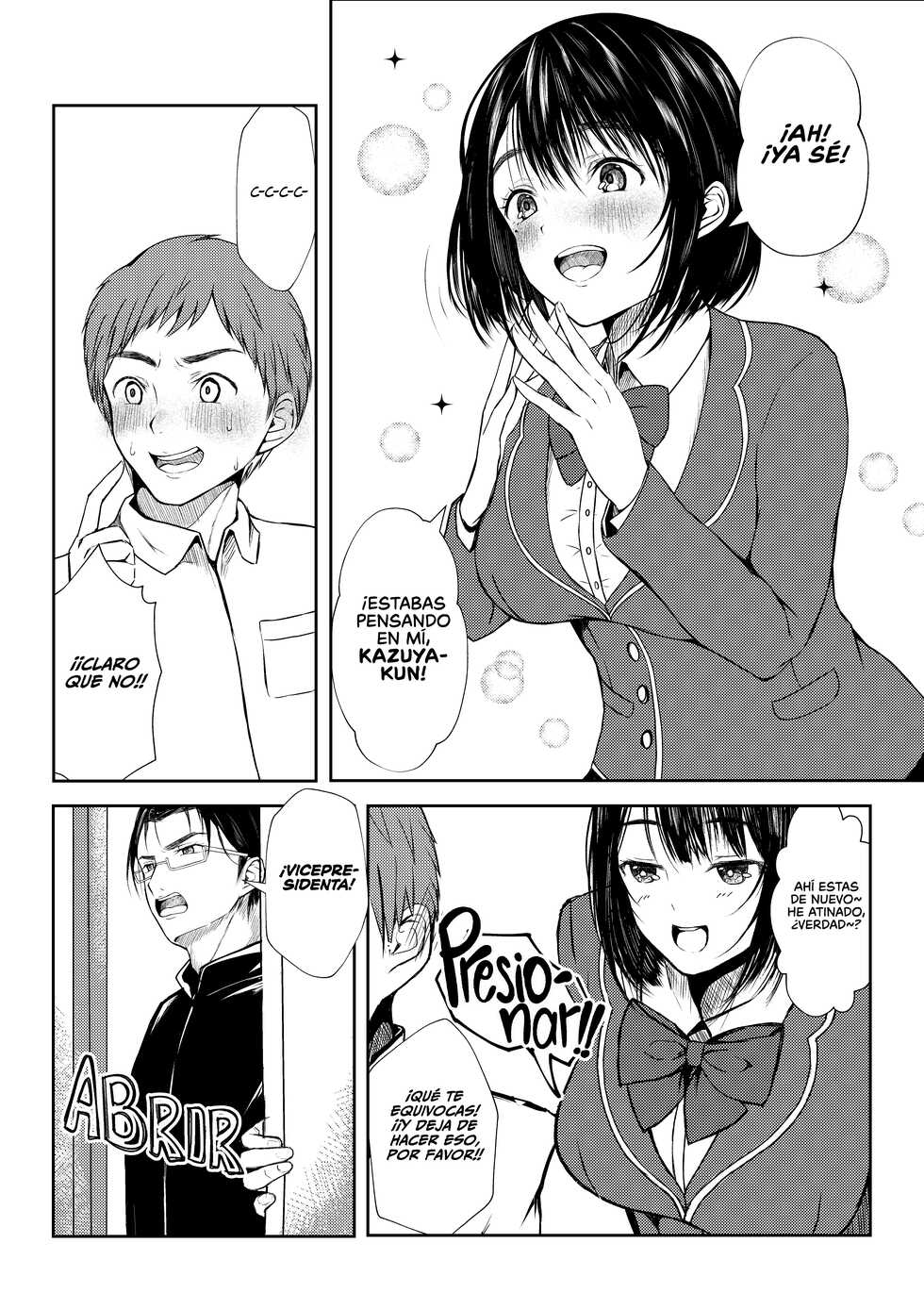 [Kanmidokoro Mitarashi (Mitarashi Dango)] Inran Seitokaishitsu | Promiscua Sala del Consejo Estudiantil [Spanish] [EromegameTT y SSR Translations] [Digital] - Page 8