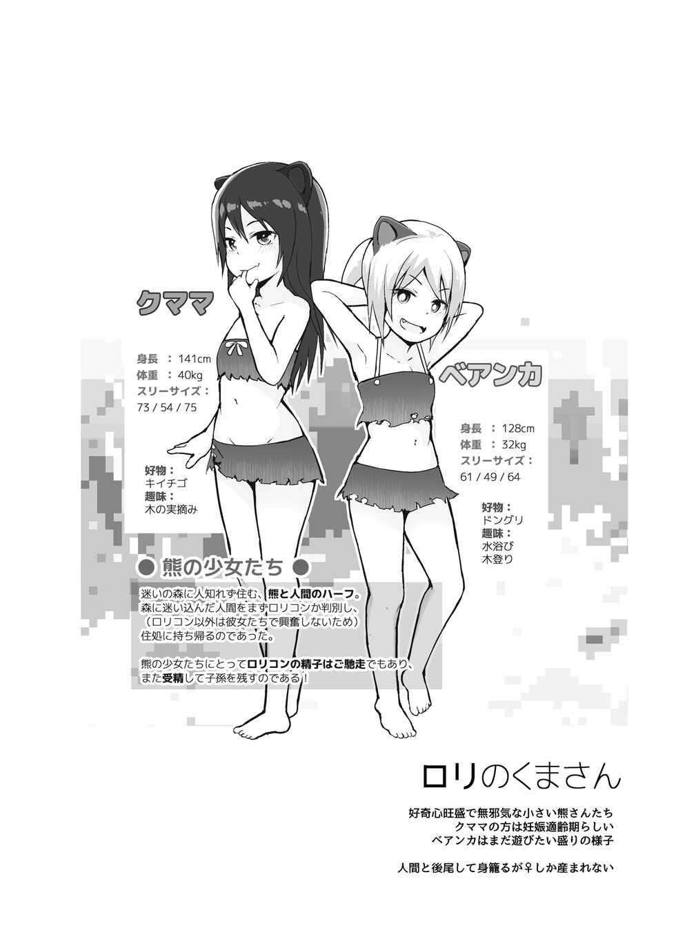 [Pico Pico Labyrinth (Fujisaka Lyric)] Ecchi na Loli no Kuma-san [Digital] - Page 23