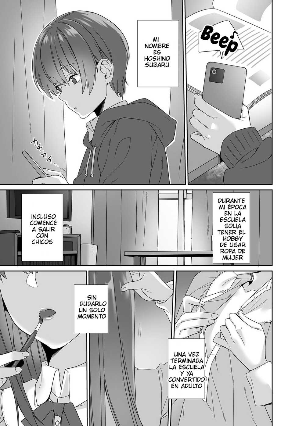[miniru] Boku wa Mama de Otokonoko (Otokonoko Fuuzoku de Onnanoko Mitai ni Ikasarechau Anthology 3 motoshimei) [Spanish] [Robert Theon] [Digital] - Page 1