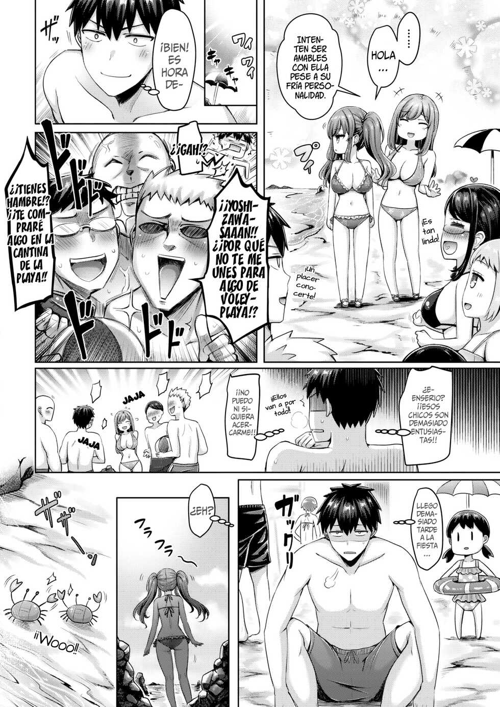 [Okumoto Yuuta] Nagisa no Cool Girl || La Chica Cool de la Playa (COMIC Kairakuten 2022-09) [Spanish] [SSR Translations] [Digital] - Page 2