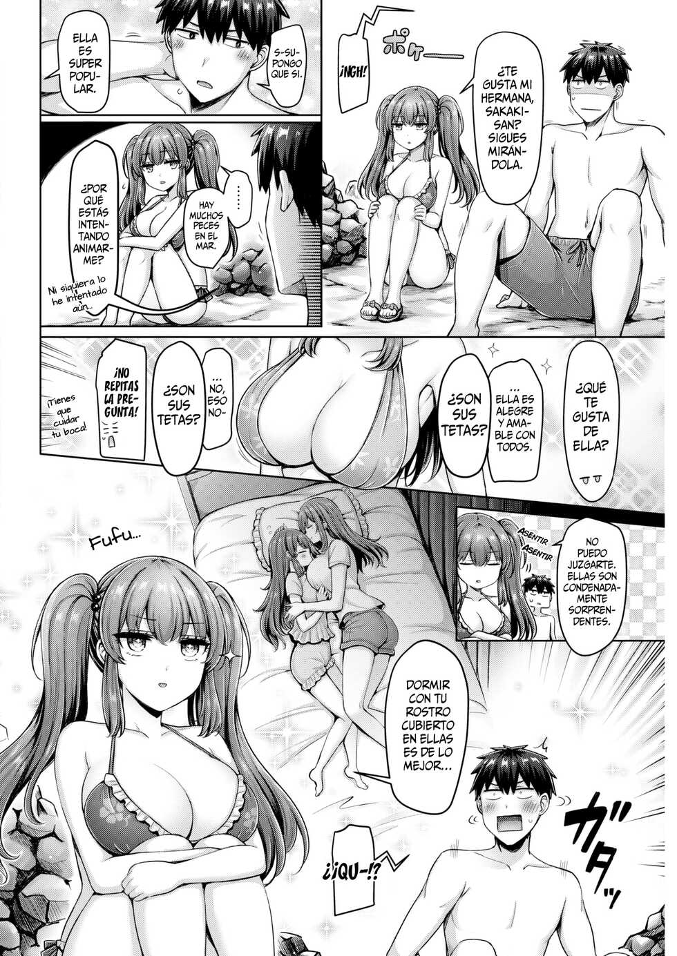 [Okumoto Yuuta] Nagisa no Cool Girl || La Chica Cool de la Playa (COMIC Kairakuten 2022-09) [Spanish] [SSR Translations] [Digital] - Page 4