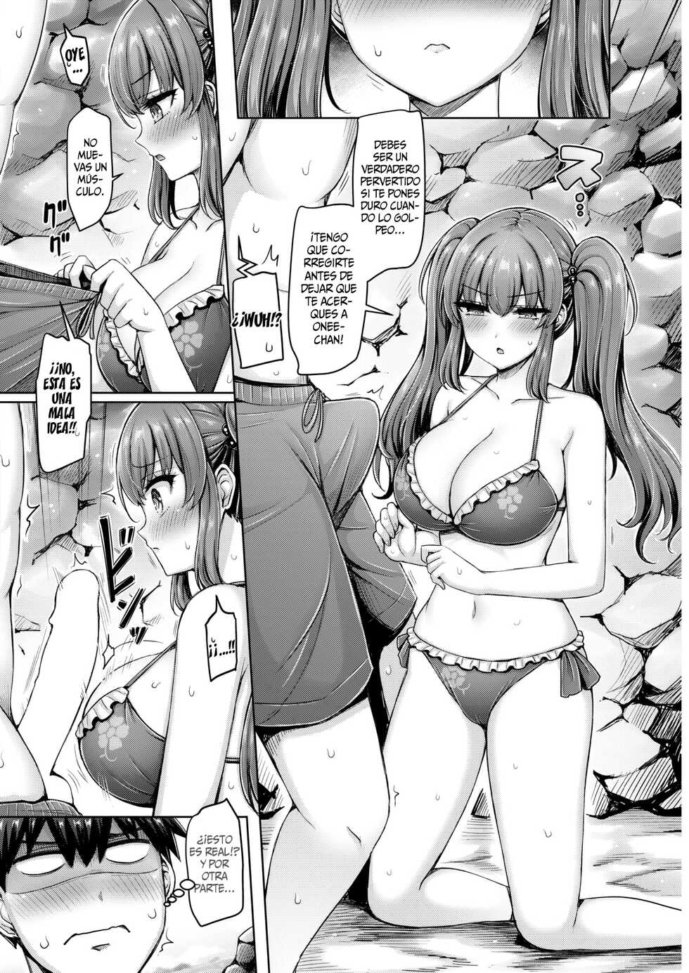 [Okumoto Yuuta] Nagisa no Cool Girl || La Chica Cool de la Playa (COMIC Kairakuten 2022-09) [Spanish] [SSR Translations] [Digital] - Page 8