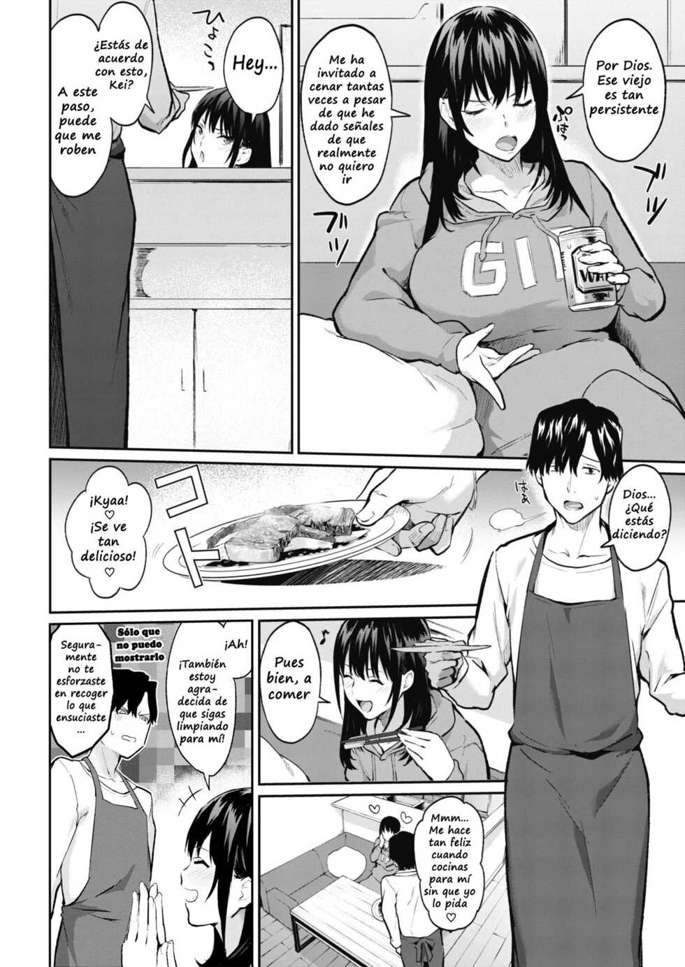 [Bowcan] Private Face (COMIC Kairakuten 2019-07) [Spanish] [Digital] - Page 4