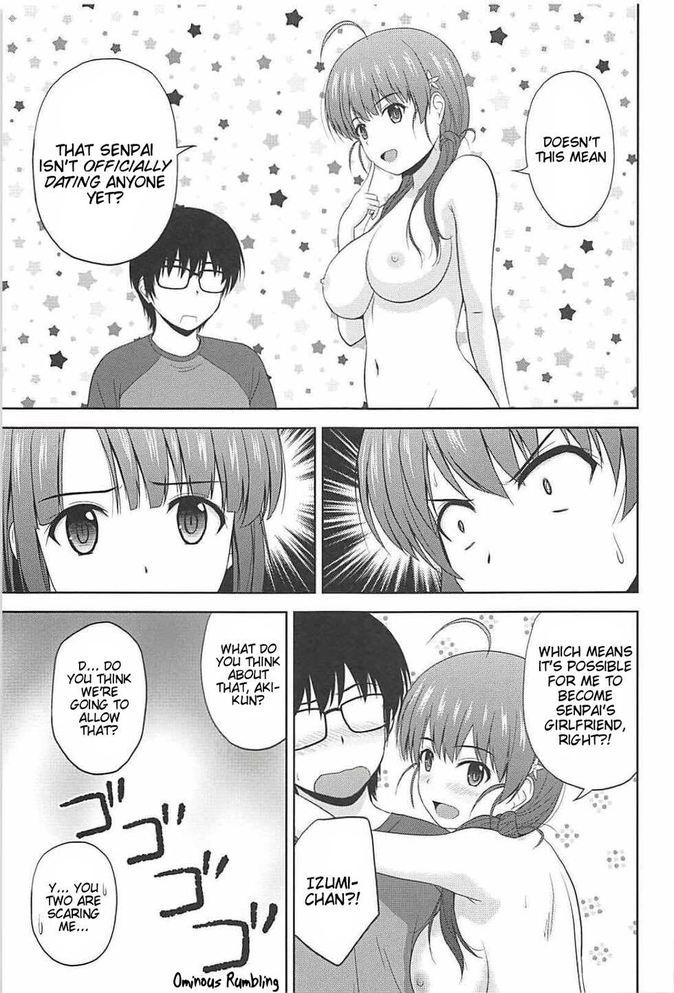 (C94) [G-SCAN CORP. (Satou Chagashi)] Shinsei Saenai Kanojo-tachi no Rinri Shinsakai (Saenai Heroine no Sodatekata) [English] [Tigoris Translates] - Page 28