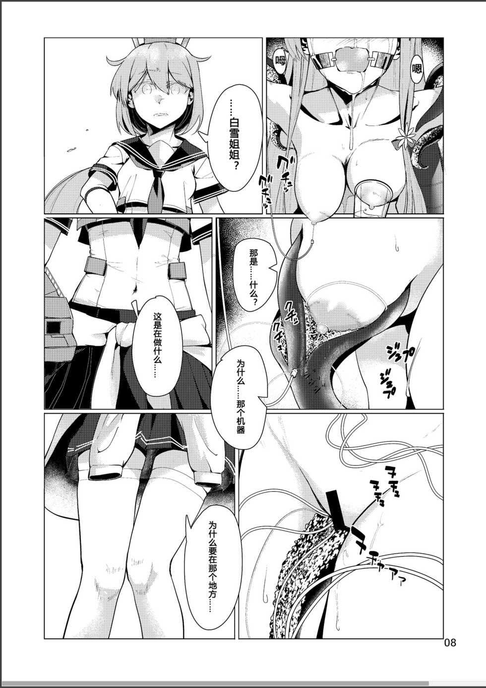 [Nazo no Jumbo Shakoman (Richard Li)] Virgin Snow no Ato ni (Warship Girls R) [Chinese] [Only the star个人汉化] [Digital] - Page 7