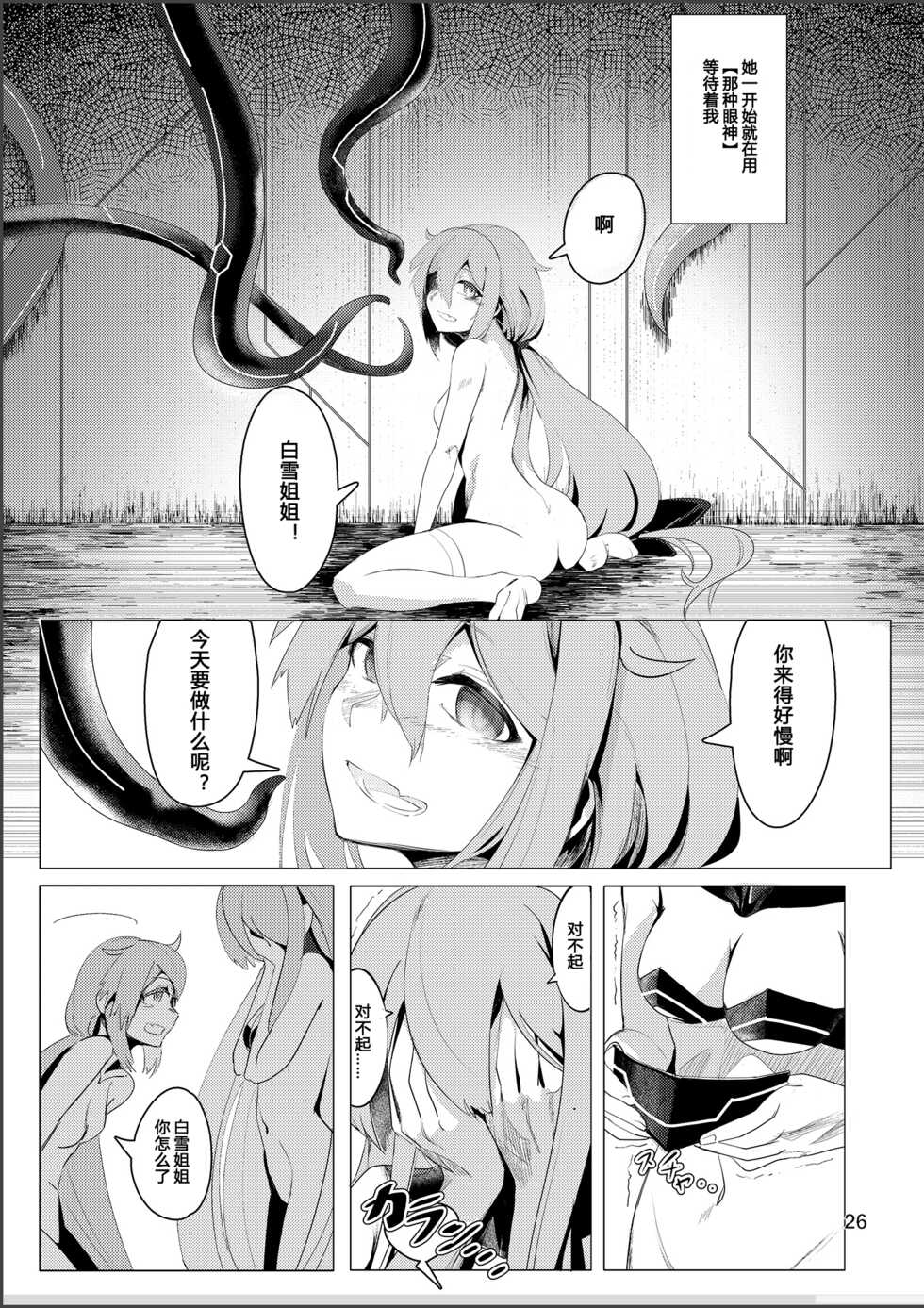 [Nazo no Jumbo Shakoman (Richard Li)] Virgin Snow no Ato ni (Warship Girls R) [Chinese] [Only the star个人汉化] [Digital] - Page 25