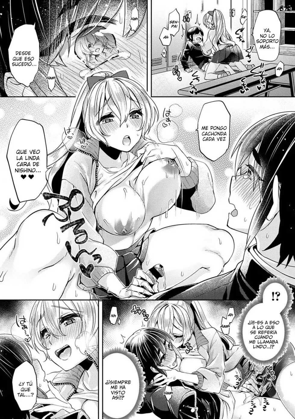 [Izumi Hachi] Ookouchi Senpai wa Nekokawaigari shitai Ch. 2 | Okouchi-Senpai Wants To Adore Capítulo 2 (COMIC Ananga Ranga Vol. 71) [Spanish] [Dartex] - Page 13