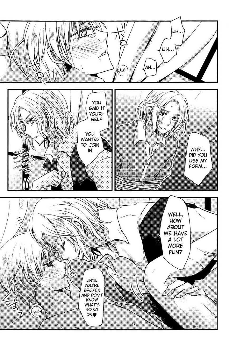 [Dolce Einsatz (Tomoe Kiko)] IMITATION PLAY (Hige Mayu Sairoku) (Axis Powers Hetalia) [English] - Page 21