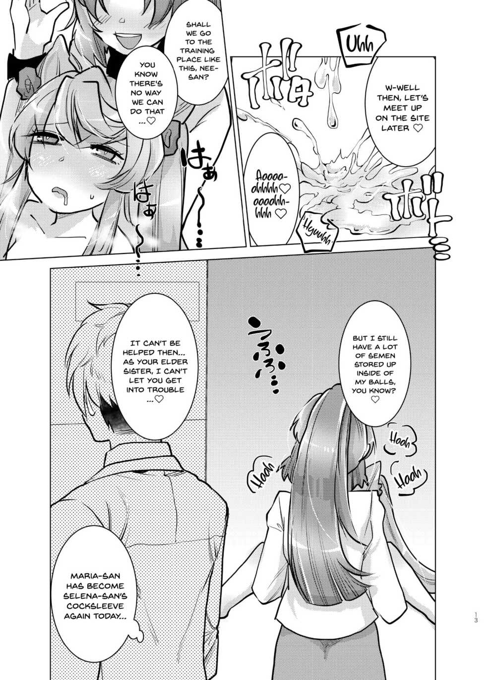 [Ikka Risan (Shibako)] Okkii Serena ga Futanari de Chicchai Maria o Harabote sasechau Shimai Ai | Serena's So Big She Makes Little Maria Look Pregnant When These Two Sisters Make Love (Senki Zesshou Symphogear) [English] {Doujins.com} [Digital] - Page 12