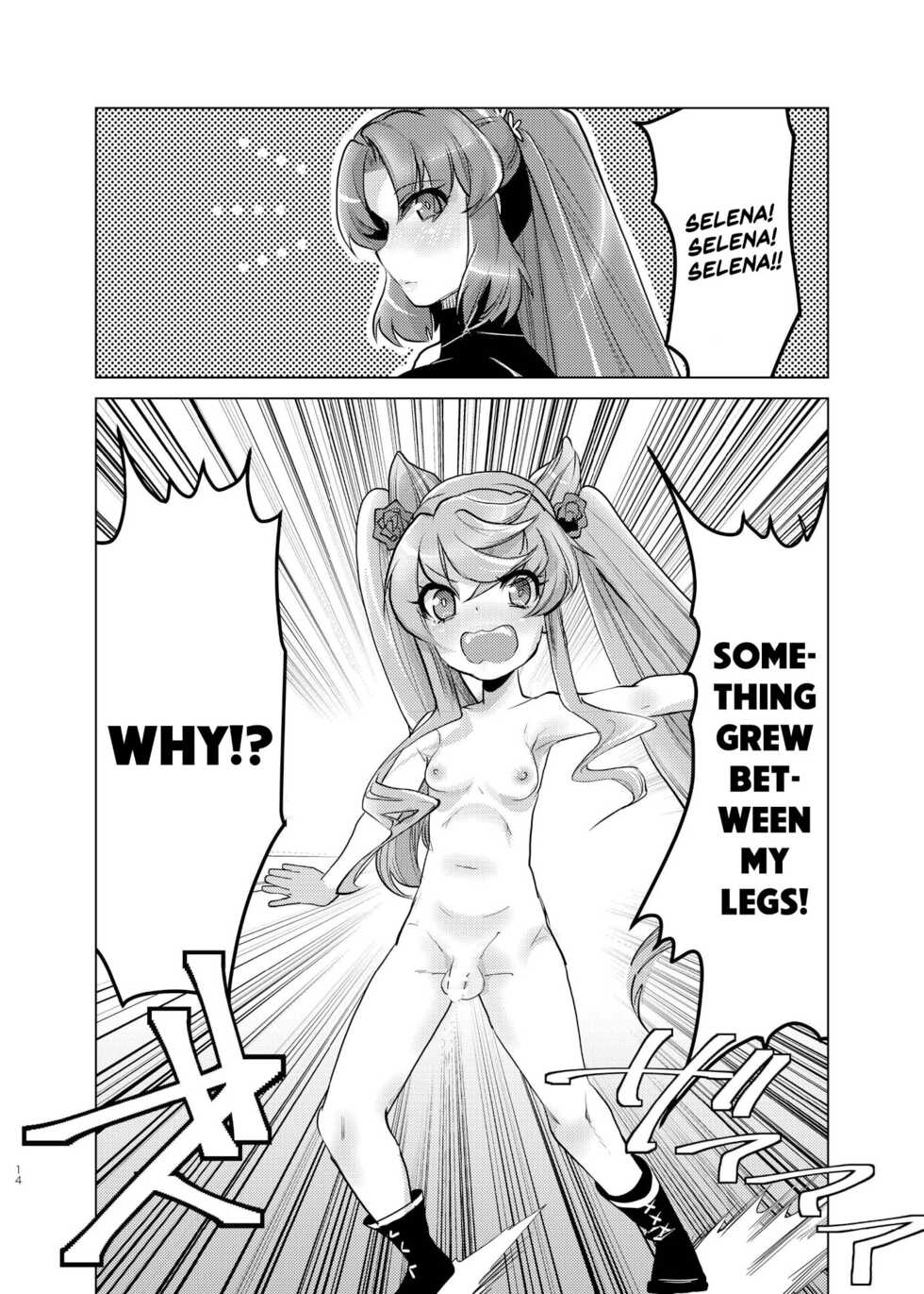 [Ikka Risan (Shibako)] Okkii Serena ga Futanari de Chicchai Maria o Harabote sasechau Shimai Ai | Serena's So Big She Makes Little Maria Look Pregnant When These Two Sisters Make Love (Senki Zesshou Symphogear) [English] {Doujins.com} [Digital] - Page 13