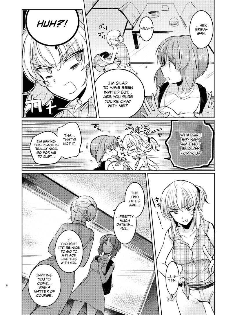 [Tetsukazuno Ao. (Emilio)] Futarikiri no Natsu | A Summer With Just the Two of Us (Girls und Panzer) [English] [CulturedCommissions] [Digital] - Page 5