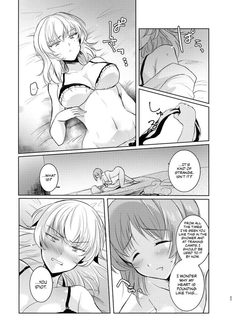 [Tetsukazuno Ao. (Emilio)] Futarikiri no Natsu | A Summer With Just the Two of Us (Girls und Panzer) [English] [CulturedCommissions] [Digital] - Page 26