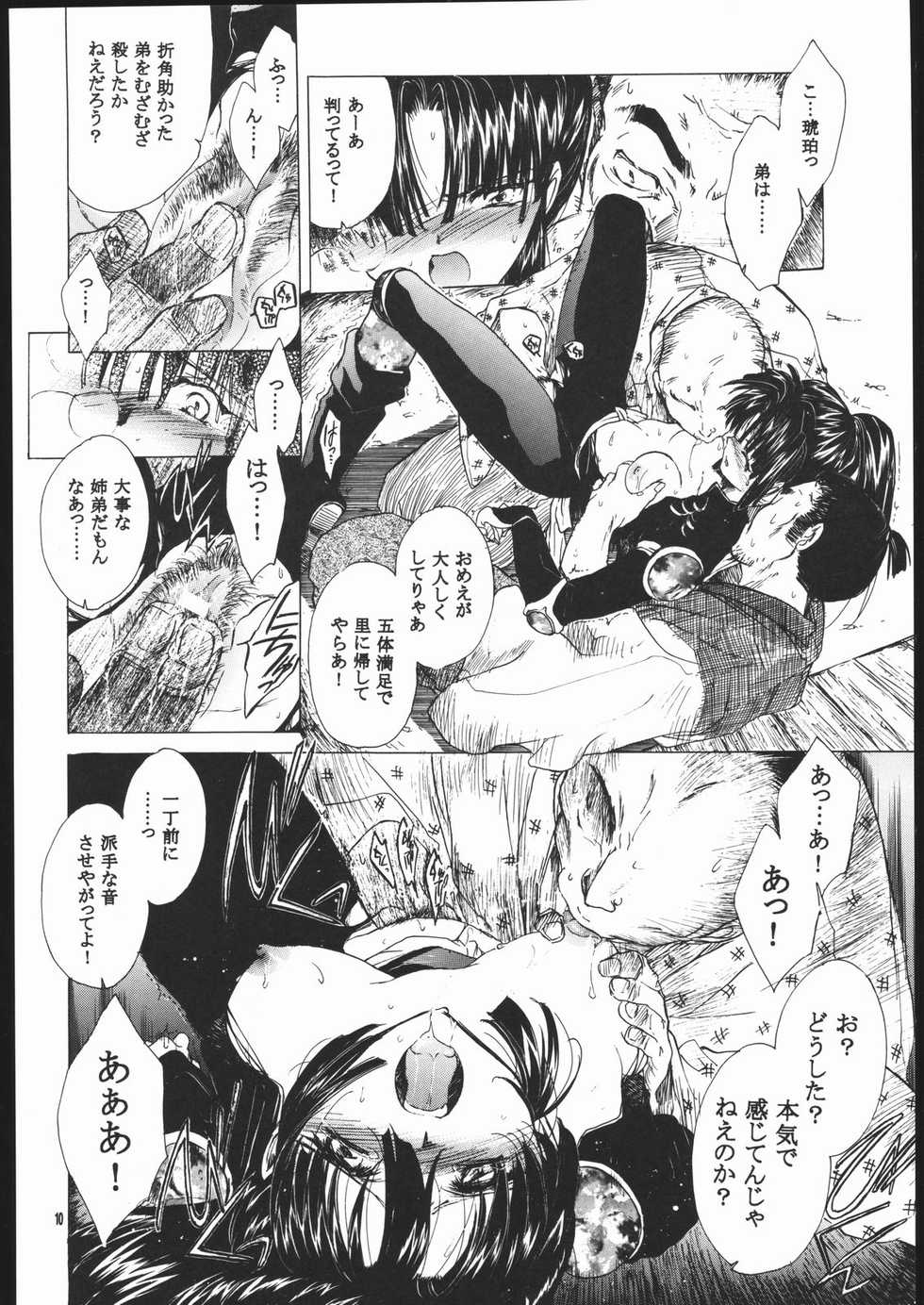 (C60) [Toko-ya (HEIZO, Kitoen)] Muku no Chi o Nagasu Ude (Inuyasha) - Page 9