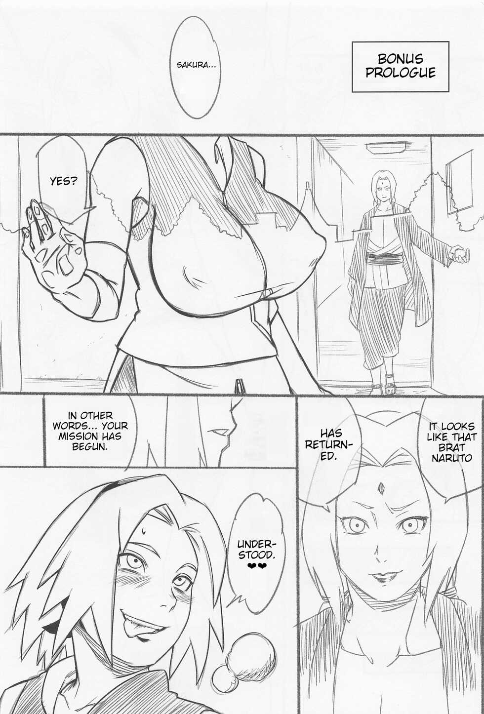 (C100) [Karakishi Youhei-dan Shinga (Sahara Wataru)] Hyakugo no Jutsu (Naruto) [English] [joobuspaida] - Page 2