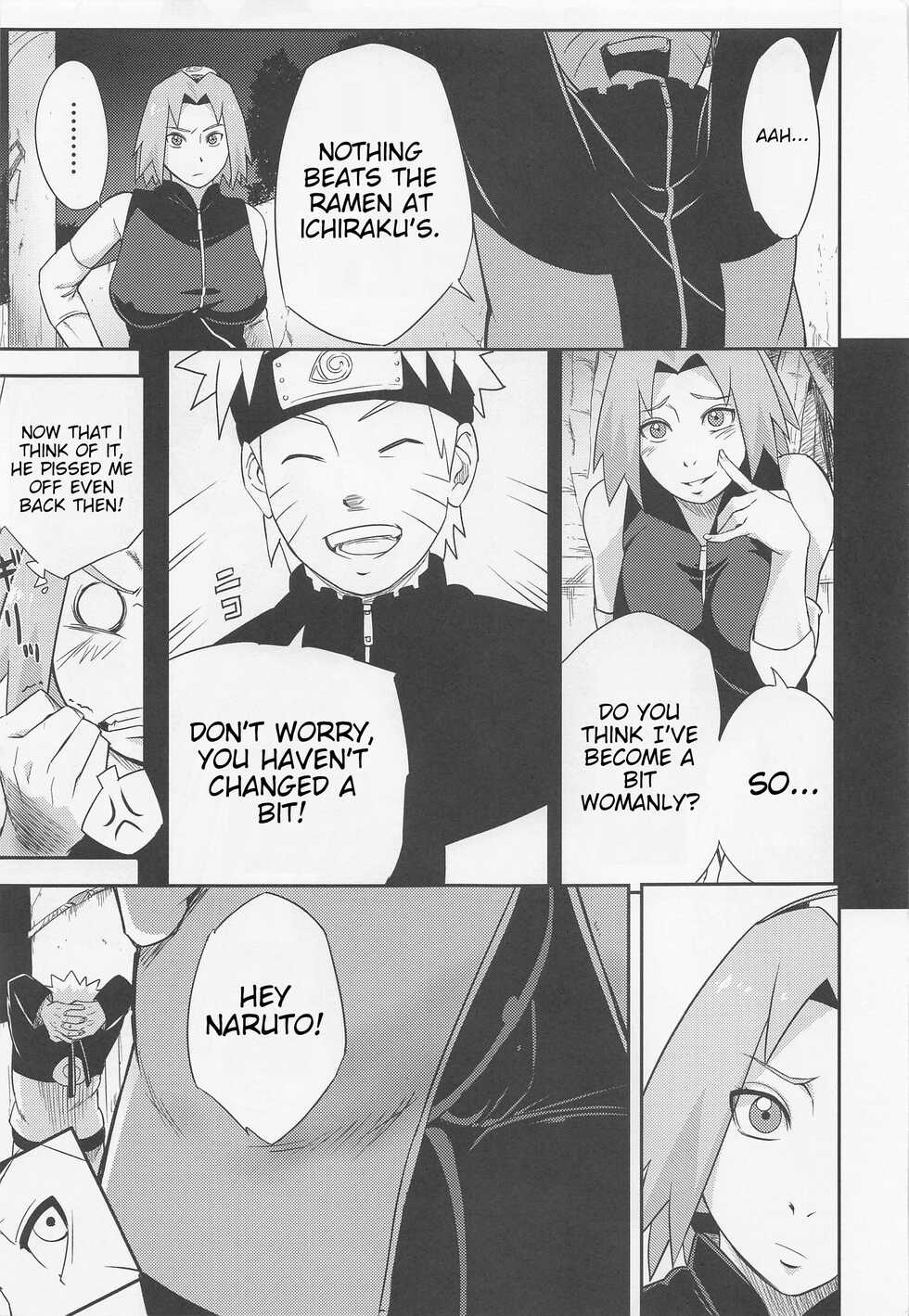 (C100) [Karakishi Youhei-dan Shinga (Sahara Wataru)] Hyakugo no Jutsu (Naruto) [English] [joobuspaida] - Page 4