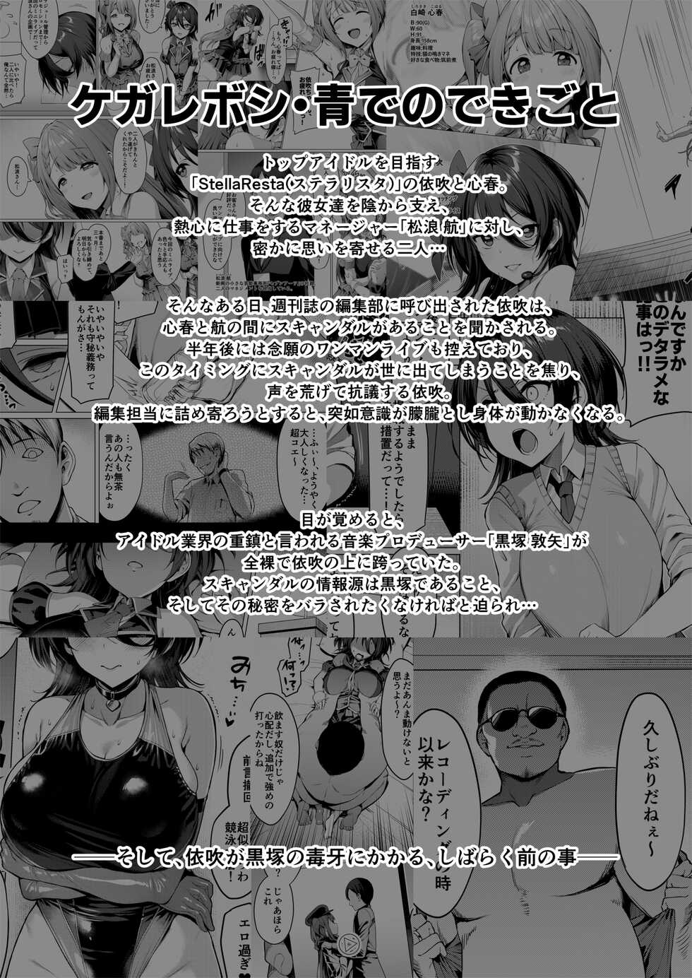 [Vpan's EXTASY (Satou Kuuki)] Kegareboshi Aka ~Yume to Joyoku ni Yureru Idol, Shirosaki Koharu~ [English] [Digital] - Page 2
