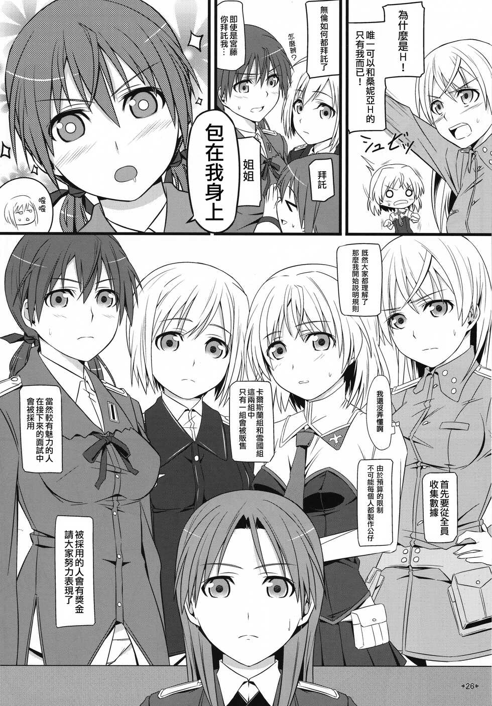 (C90) [Monmo Bokujou (Uron Rei)] KARLSLAND ABSORB (Strike Witches) [Chinese] [個人翻譯] [Ongoing] - Page 27