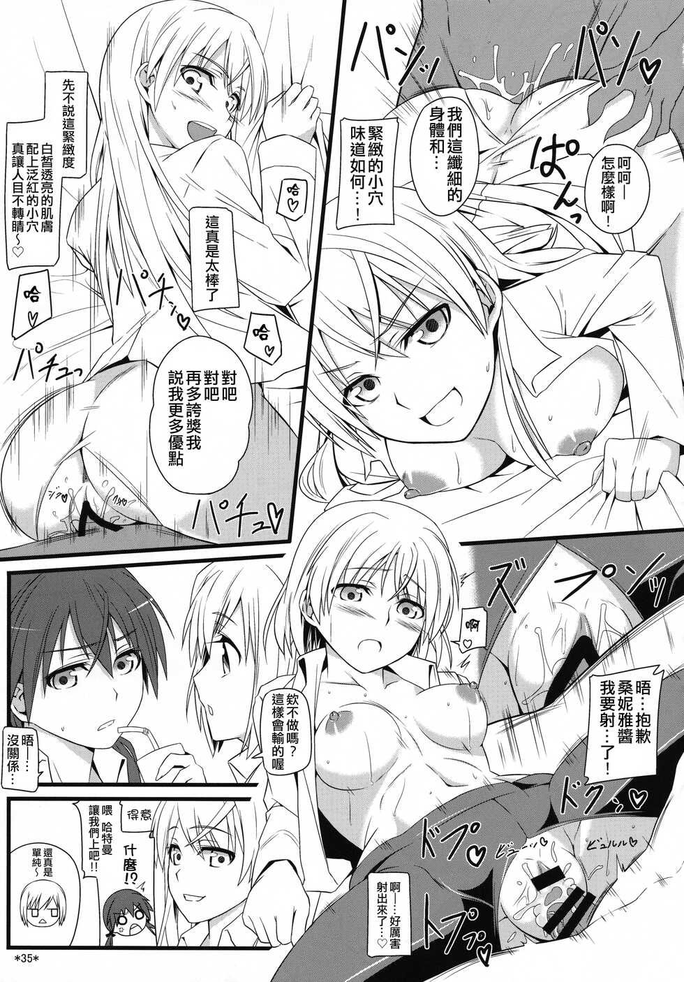 (C90) [Monmo Bokujou (Uron Rei)] KARLSLAND ABSORB (Strike Witches) [Chinese] [個人翻譯] [Ongoing] - Page 36