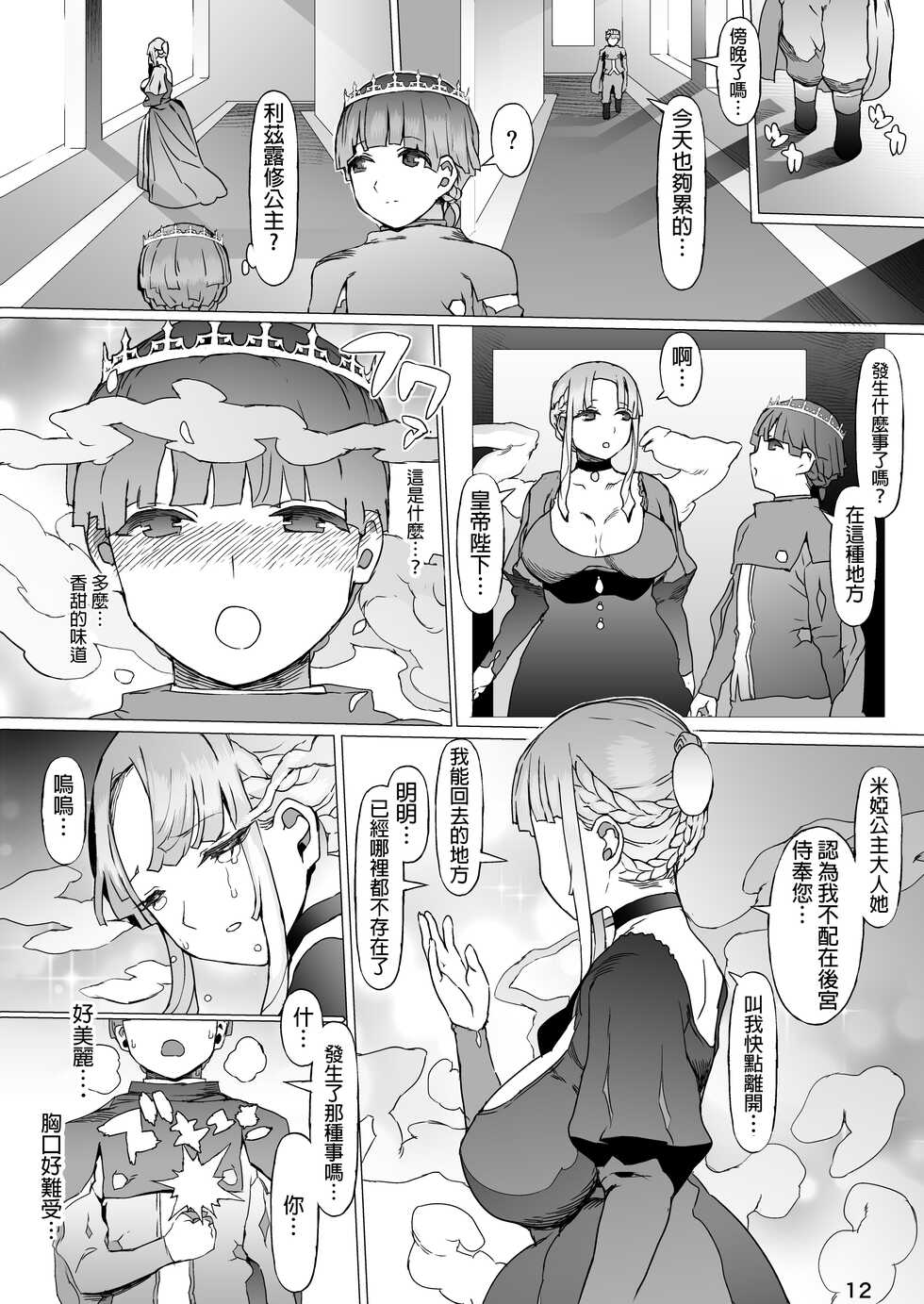 [pinkjoe] Kentei o Yugameta Akki | 將賢帝扭曲的惡姬 [Chinese] [沒有漢化] [Digital] - Page 14