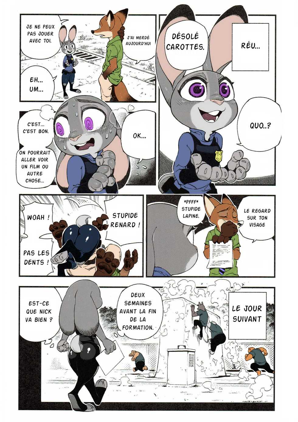 (FF28) [Bear Hand (Ireading)] What Does The Fox Say? (Zootopia) [French] [Colorized] - Page 14