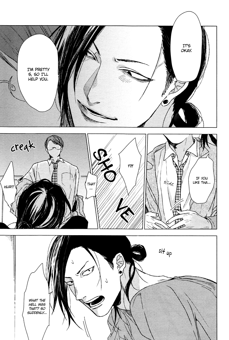 [Ogeretsu Tanaka] Dokuzetsu no S na Ore ga Jimi Ryman ni Kuwaresou desu | Trash-talking, Sadistic Me is Taken by a Dull Salaryman (BE・BOY GOLD 2014-06) [English] [Must Be Endless Scanlations] - Page 17