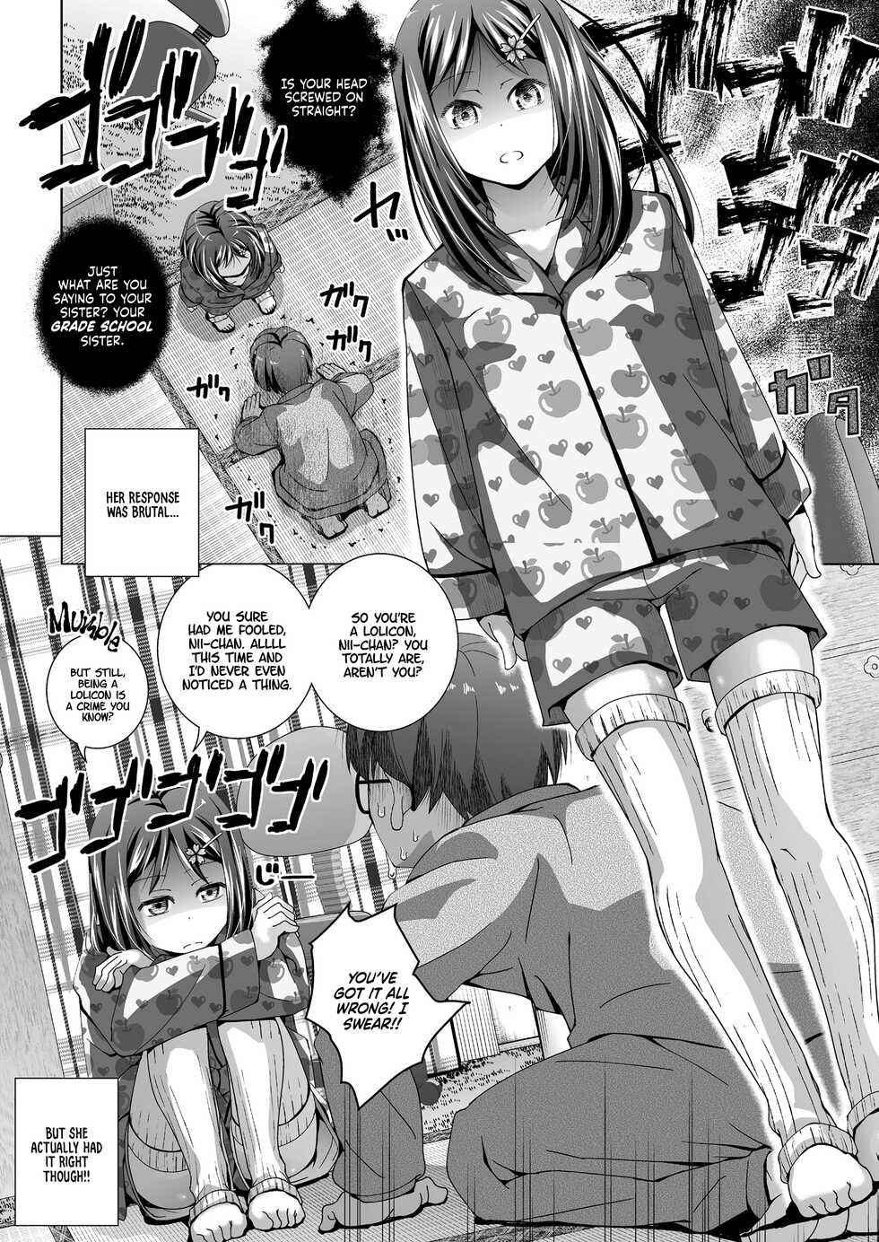 [Matsumoto Kichidi] Imouto ni Shinukide Tanonde mita | I Tried Begging My Little Sister Like There Was No Tomorrow. (COMIC LO 2022-07) [English] [Learn JP with H] [Digital] - Page 2