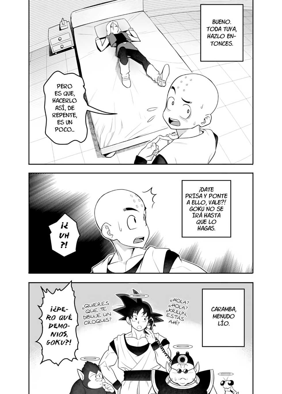 [Hamanasu Chaya (Hamanasu)] H Shinai to Derarenai Seishin to Toki no Heya (Dragon Ball Z) [Spanish] {Gisicom Comics} - Page 2