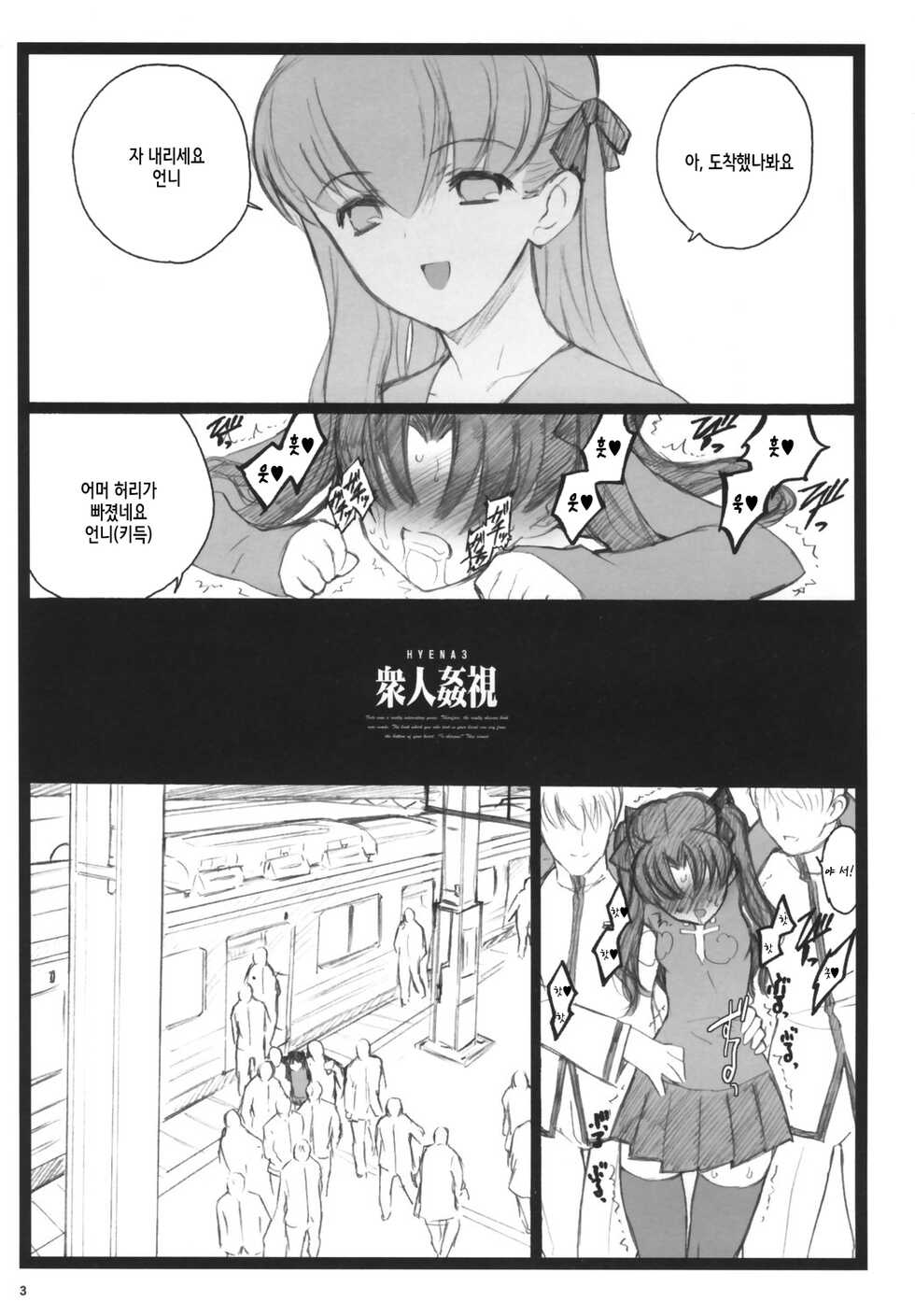 (C71) [Keumaya (Inoue Junichi)] Walpurugisnacht 3 / Walpurgis no Yoru 3 (Fate/stay night) [Korean] - Page 2