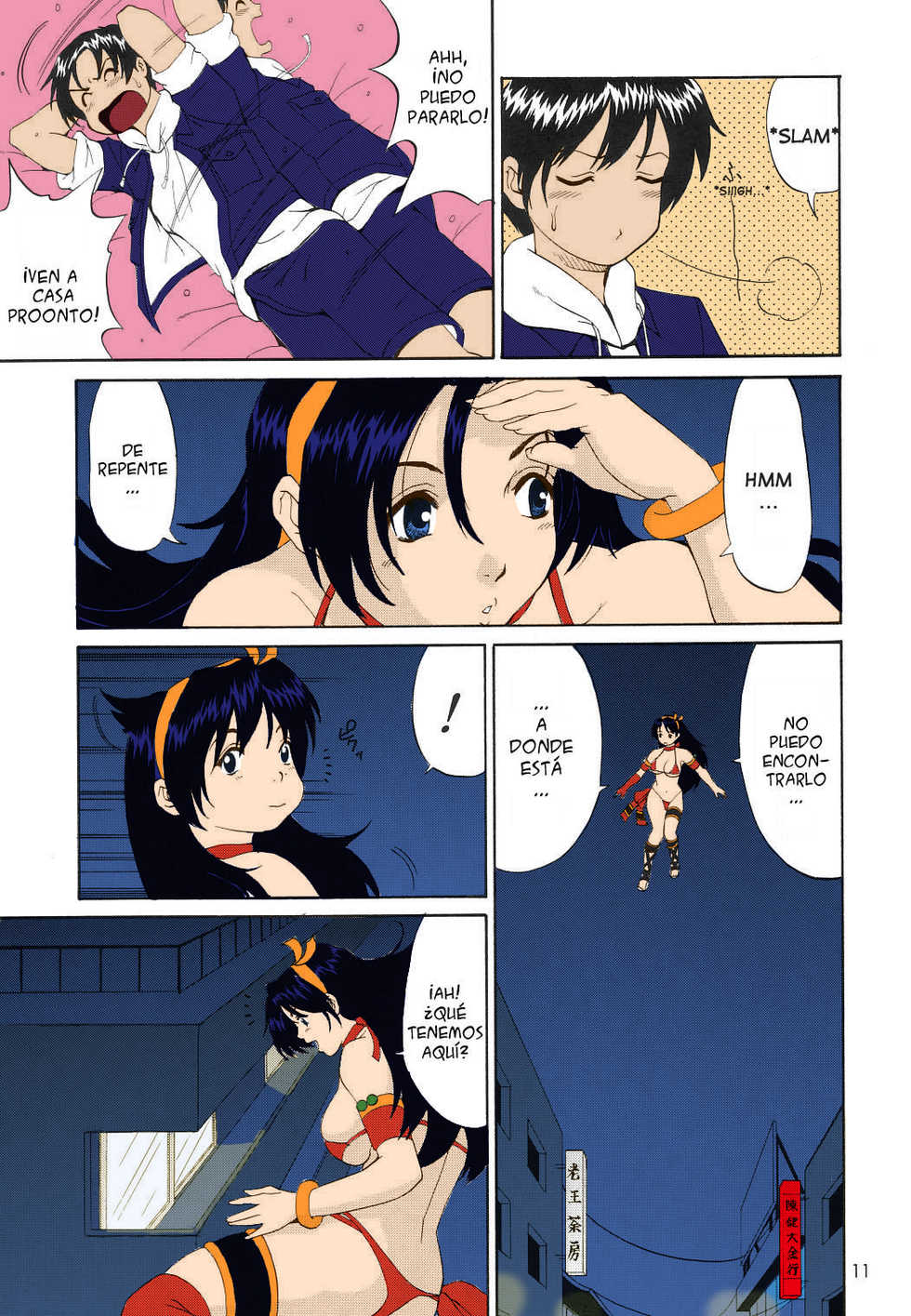 (C65) [Saigado] Athena & Friends SVC -Special Version of Chaos- (King of Fighters) [Spanish] [Nikai Fansub] [Colorized] [Decensored] - Page 10