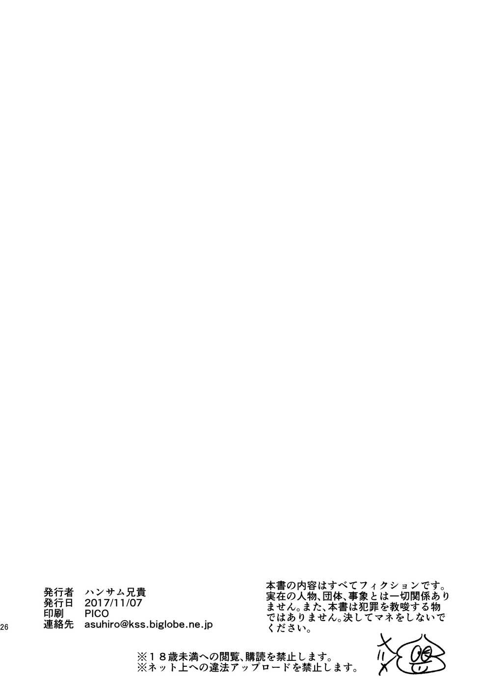 [Handsome Aniki (Asuhiro)] Otoko wa Ookami nano yo (K-ON!) [Textless] - Page 27