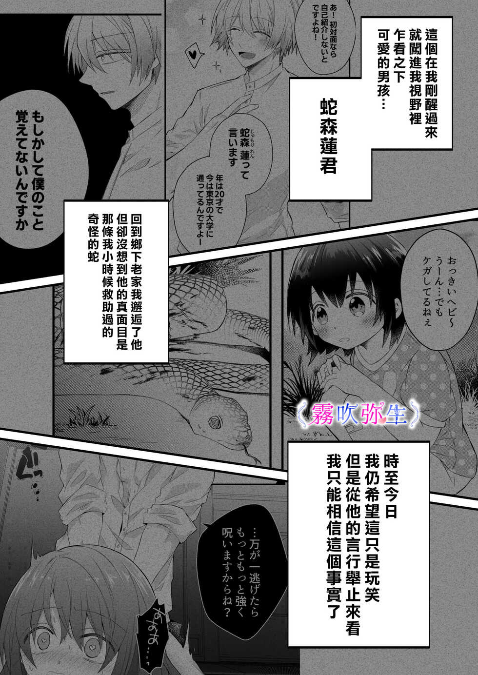 [Hato Pea]Boku Gatottemo Shittobukai No Omoi Shitte Kudasaine~ Moto ●na Toshishita Yandere Danshi Ha Kekkon Surutamenara Zannin Nimonaremasu~| 你要明白啊我這人是極其善妒的~精力充沛的年下病嬌男孩為了讓我同意與他結婚能夠變得十分殘忍~ [Chinese] [霧吹弥生漢化組] - Page 4