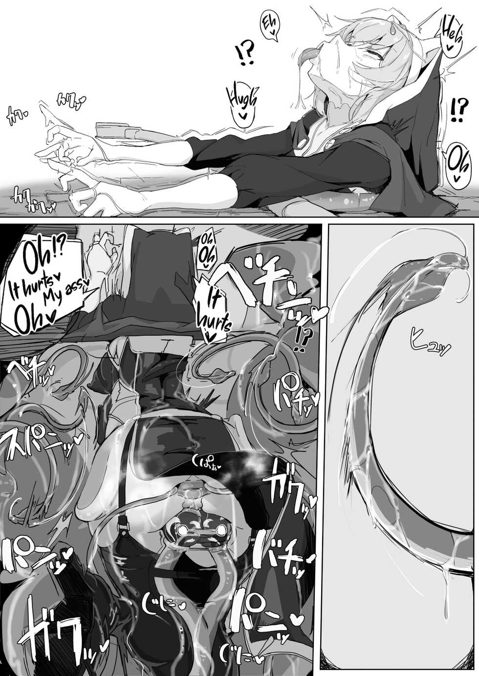 [Ichijikushirabe Shiki (Shirabe Shiki)] Teikyuu Zako Inma no Shokushu ga Fukai nanode Kankaku Shadan Mahou o Tenkai Shimashita wa!! [English] [Kinsei Translations] [Decensored] - Page 32