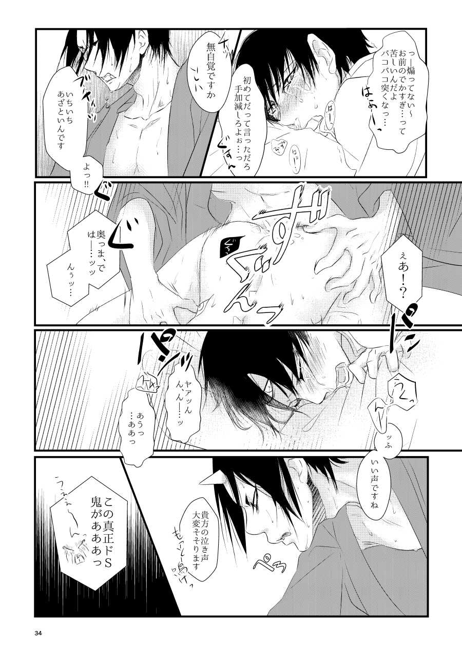 [Meikō no ya (Ka-mei)] Oni to kami no chigiri-goto (Hoozuki no Reitetsu) [Digital] - Page 33