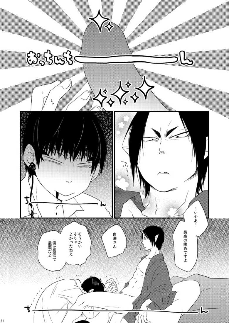 [7hertz (yam)] Henkyō dynamism (Hoozuki no Reitetsu) [Digital] - Page 31