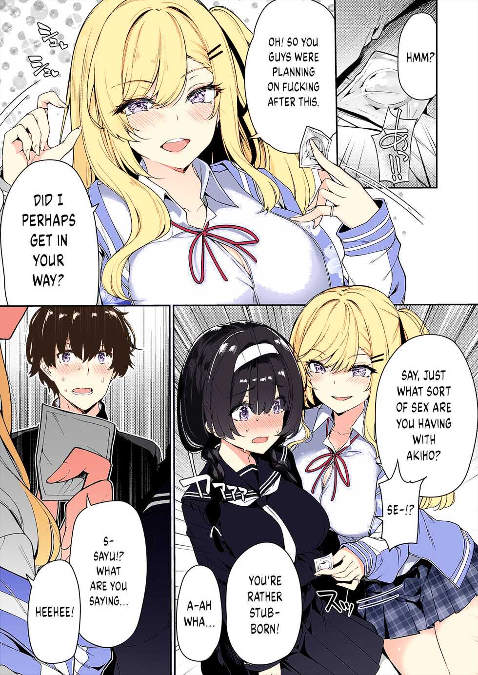 [Bottle Ship Bottler (Kazakura)] InCha Couple ga You Gal-tachi to SEX Training Suru Hanashi [English] {akanameTL} [Colorized] - Page 5