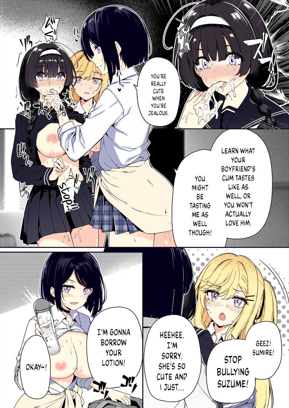 [Bottle Ship Bottler (Kazakura)] InCha Couple ga You Gal-tachi to SEX Training Suru Hanashi [English] {akanameTL} [Colorized] - Page 26