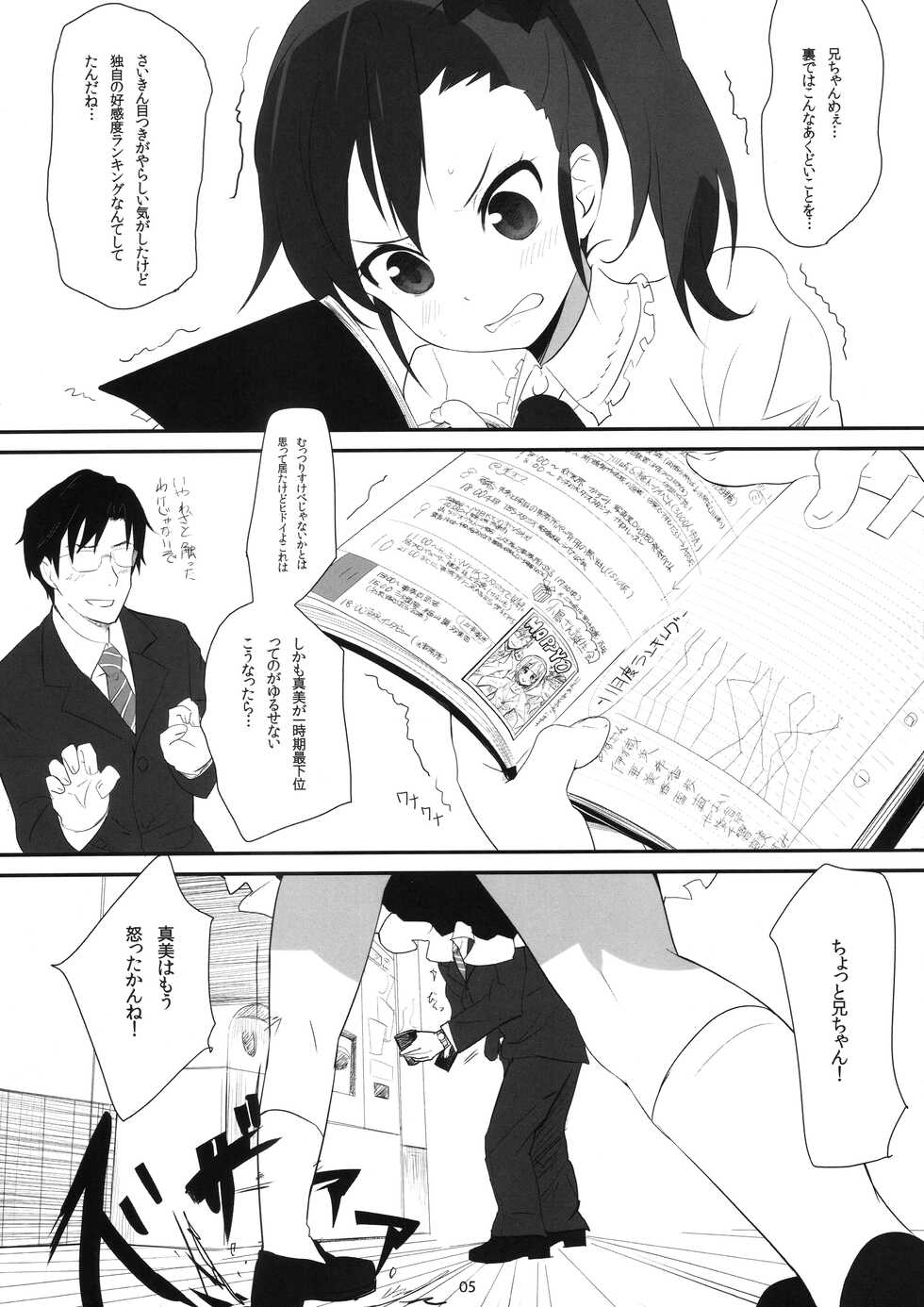 (C81) [Bizensiki Roroppu (Bizen)] Mami_Kasumi_Oshiri Ecchi+ (THE iDOLM@STER) - Page 4