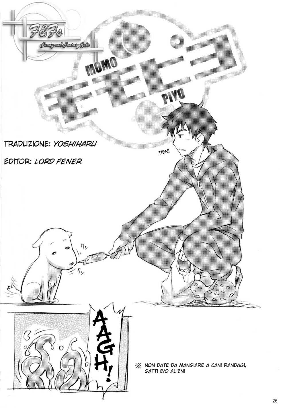 (COMIC1☆6) [pinvise (Suzutsuki Kurara)] Momo Piyo [Italian] [F&Fs] [Decensored] - Page 26