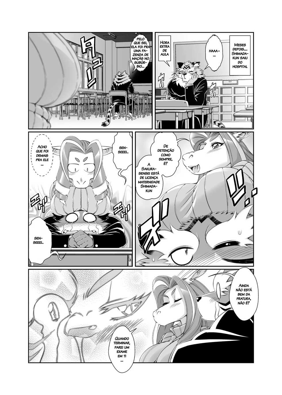 [Sweet Taste (Amakuchi)] Animal Gakuen Seishun Densetsu Umasen ~THE HORSE TEACHERS~ [Portuguese-BR] [Digital] - Page 37