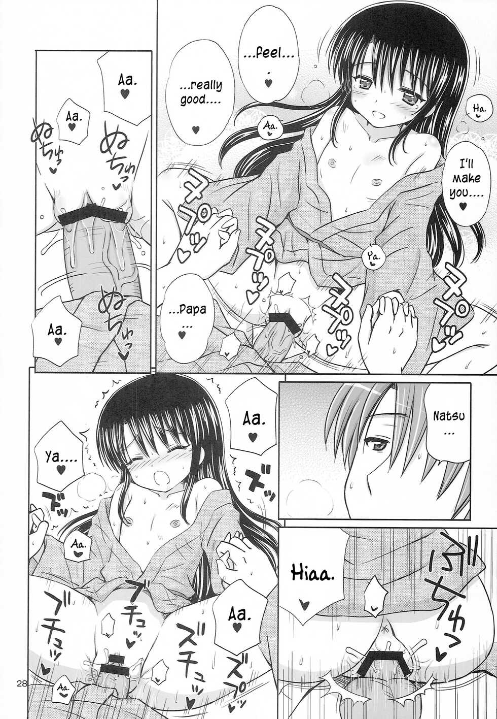 (C81) [NIKOPONDO (Aoyama Reo)] DG - Daddy’s Girl Vol. 8 [English] [Whale] - Page 28