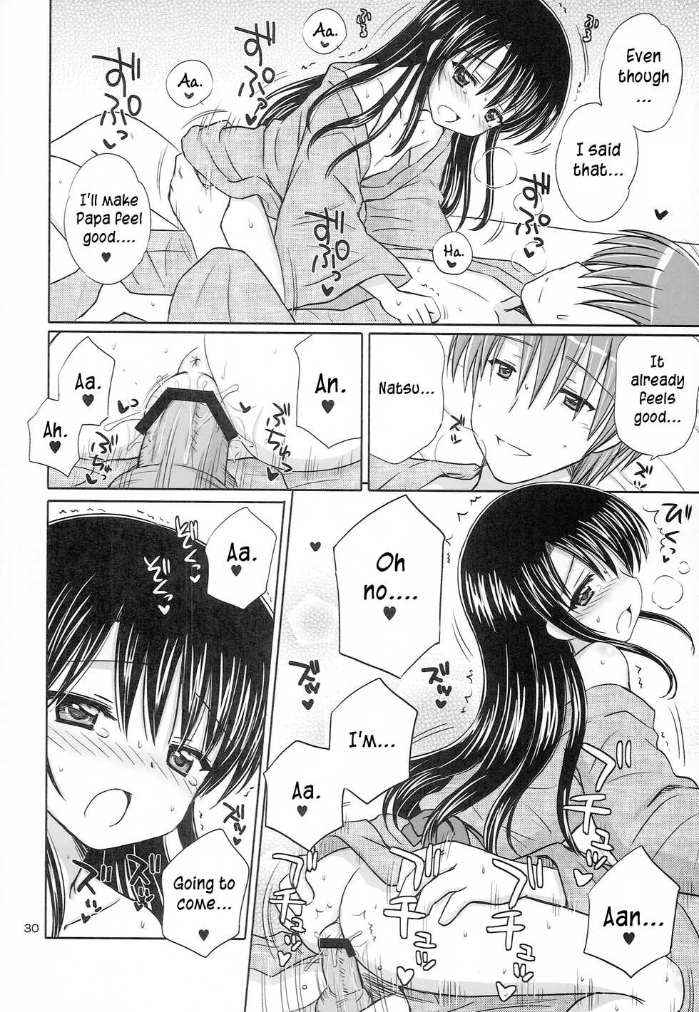 (C81) [NIKOPONDO (Aoyama Reo)] DG - Daddy’s Girl Vol. 8 [English] [Whale] - Page 30
