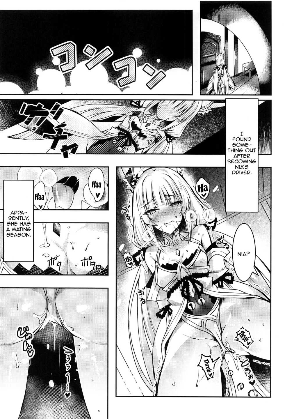 (COMIC1☆19) [Dorayakiya (Inoue Takuya)] Nia-chan no Ecchi Hon | Nia-chan's Lewd Book (Xenoblade Chronicles 2) [English] {Doujins.com} - Page 3